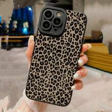 Funda para teléfono con estampado de leopardo clásico, ojo de ángel, color negro, funda protectora con estampado de leopardo, compatible con iPhone 16 Pro Max, 15/15 Pro/15 Pro Max/15 Plus, 14, 13, 12, 11 Pro Max, X, XR, XS, XS Max, 7, 8 Plus Pro Max; un regalo de cumpleaños, adecuado para amigos ho - Multicolor - Ver 2