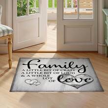 1pc Kitchen Door Mat, Polyester Absorbent Non-Slip Floor Mat, Home Entrance Mat, Kitchen Bathroom Foot Mat, Living Room Bedroom Balcony Floor Mat, Stain-Resistant Quick-Drying Durable Mat, Suitable For Coffee Shop, Bar, Holiday Party, Home Decor, Pet Mat - Multicolor - View 7