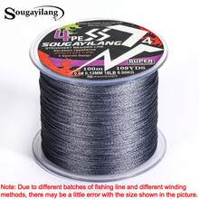 SOUGAYILANG Dây câu bện PE 4 sợi chất lượng cao - Độ bền cao, chống mài mòn, bền bỉ - Có các chiều dài 120 yard, 360 yard và 600 yard. - Xám - Xem 26