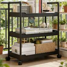 Storage Islands & Carts - Black - View 5