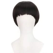 6 Inch Men'S Synthetic Mushroom Hair Anime Wig Elderly Movie Party Costume Wig - Multicolor - View 7