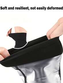 1pc PU Sweat-Inducing Hand Glove, Sports Sauna Heat-Retaining Moisturizing Anti-Cracking Smooth Coating Sweat-Promoting Glove For Home Use, Extra Sweat-Inducing[1pc/Pack] - Multicolor - View 3