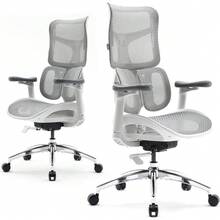 SIHOO Doro S100 Silla ergonómica de oficina – Soporte lumbar dinámico doble, reposabrazos coordinados 4D, respaldo ajustable de 5 niveles, ángulo de reclinación de 135 grados máx. Adecuado para - Negro - - Ver 11