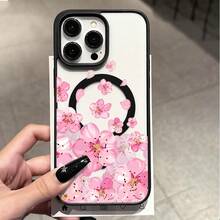 [Envio 24h de DE/FR/ES] Capa para Telemóvel Apple 11-17 23 24 25 Ultra Galaxy: Capa Magnética com Carregamento Sem Fios e Pétalas de Flor de Cerejeira Rosa em Queda para Galaxy S26 Ultra S25 Plus S23 S24 FE S25 S26 Ultra A06 A07 A15 A16 A26 A35 A36 A54 com Acabamento Mate - 1 unidade - Ver 5