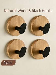 1pc No-Drill Heavy Duty Hanging Hook, Multi-Function Door Hanging Storage Rack, Suitable For Towels, Scarves, Keys, Hats, Applicable To Entryway, Bathroom And Bedroom, Modern Plastic Door Hook, Can Hang Clothes, Hats And Bags - Multicolor - View 16