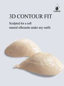 1/2/3pcs Invisible Silicone Push-Up Bra With Straps | Reusable, Strapless, Backless Bra, Suitable For Wedding Dress And Swimwear - Multicolor - View 10