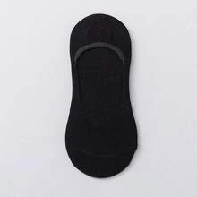 1/3/5/6/8 Pairs Women's White Black Nude Breathable Sweat-Absorbent Cotton Socks, Thin Spring Summer Low-Cut Shallow-Opening Anti-Odor Casual Minimalist Invisible Short Socks For Shoes And Sneakers - Multicolor - View 11