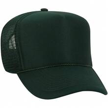 Otto - Gorro de Camionero de Malla con 5 Paneles Frontales de Espuma de poliéster - Rosa/Blanco/Rosa - Ver 13