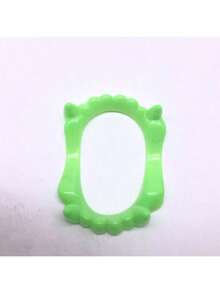 10pcs/Pack April Fools' Day Witness Prank Toy Halloween Prop Horror Vampire Fake Teeth Glow-In-The-Dark - Multicolor - View 4