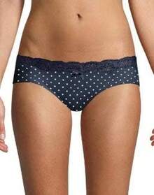 Maidenform Panty Tipo Bikini sin Costuras - azul, vainilla (Blue /Vanilla) - Ver 5
