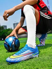 Men's Football/Soccer Shoes, Unisex Adult Football/Soccer Shoes, Low-Top Outdoor Team Competition Sports Shoes, Suitable For Artificial Turf, Sand, Natural Grass, Indoor Courts, Men's Football/Soccer Training Shoes, Unisex, Suitable For All Seasons - Moonlight - View 11