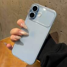 1件透明全覆蓋鏡頭保護防摔防撞個性化手機殼，適用於 iPhone 16 Pro Max/17/16/15/14 Plus/13/12/11/Air - 無色 - 查看 8