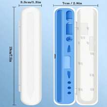 1 Pieza Estuche de Transporte y Almacenamiento para Apple Pencil, Compatible con Apple Pencil de 1ª y 2ª Generación, Soporte de Almacenamiento con Tapa, Diseño Elegante, Protección Duradera, Compacto y Portátil, (Bolígrafo y Accesorios No Incluidos) - Multicolor - Ver 3
