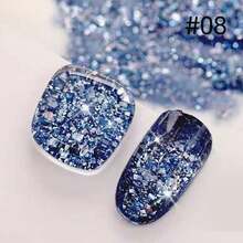 MISS MIANEL 10ML/Pc Suoer Flash Platinum Korean High Density Glitter Whitening Gel Nail Polish White Pink Gold Black Green Sparkling Glitter Nail Polish Manicure Supplies UV LED Light - Multicolor - View 15