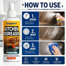 Powerful Grease Cleaner Spray, Effectively Removes Stubborn Stains And Grease From Oven Racks, Multi-Purpose Cleaner. - BBQ Grill Cleaning Spray - View 5