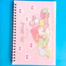 SANRIO كتاب ملصقات مخطط كرتوني، كتاب ملصقات مواد المخطط، كتاب مواد بأنماط غنية، كتاب ورق إطلاق الملصقات، ملصقات البطاقات - كتاب ملصقات - مشاهدة 20