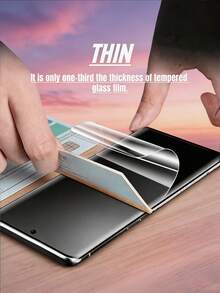 3pcs Matte Hydrogel Screen Protector Film, Compatible With Samsung Galaxy Z Flip7/Flip6/Flip5/Flip4/Flip3, Phone Protective Film, Auto-Repair Scratches (Non-Tempered Glass), Smooth Touch, Anti-Scratch, Dustproof, Waterproof, Anti-Fingerprint - Frosted - View 6