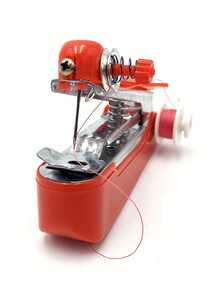 1pc Mini Portable Sewing Machine, Multi-Function Handheld Sewing Machine, Suitable For Home And Travel Use, Student Hand Sewing Machine, Small Sewing Machine, Lightweight Sewing Tool, Quick Repair, Sewing Machine Accessories, Fast Sewing, Easy Mending, Home Essential, Travel Emergency - A - View 11
