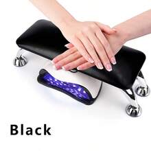 1pc U-Shaped Adjustable Nail Arm Rest Stand, White PU Leather Manicure Hand Rest, Height & Angle Adjustable Nail Armrest With Non-Slip Base, Easy Clean Portable Nail Tech Supplies For Gel Polish, Acrylic Nails, Nail Extensions, Salon Workbench - Multicolor - View 12