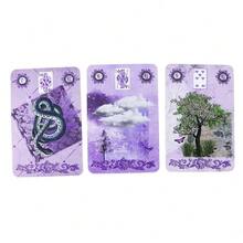 薰衣草 Lenormand 塔羅牌桌面桌遊 便攜式紙牌遊戲 趣味室內派對遊戲活動 適合成人遊戲之夜聚會社交活動 - Lavender Lenormand 薰衣草雷諾曼桌遊外貿爆款英文 - 查看 8