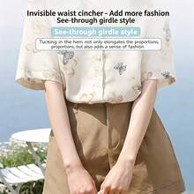 Lace Trim Hem And Waistband, Suitable For T-Shirts, Dresses, Shirts, Invisible Button Extender, Used To Shorten Clothing, Non-Tight Hem Adjuster, Suitable For Sweaters, Shirts, Pants (Neutral Home Sewing Tool) - Multi-colored Lace Trim - View 4