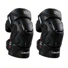 Armored Knee Pads Motorcycle Knee Pads Off-Road Motorcycle Knee Pads MX Pads Night Reflective Racing Knee Pads Protection - Default - View 8
