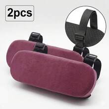 1pc/2pcs Ergonomic Memory Foam Office Chair Armrest Pads, Removable & Washable Armrest Covers, Non-Slip Comfortable Elbow Support Pillows, Suitable For Home And Office Chairs - A - View 8