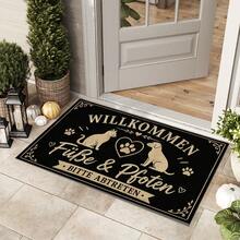 1/2pcs Kitchen Polyester Drainage Floor Mat, Bedroom Carpet, Pet Mat, Suitable For Kitchen, Bathroom, Living Room, Entryway, Balcony Home Decor - Multicolor - View 2
