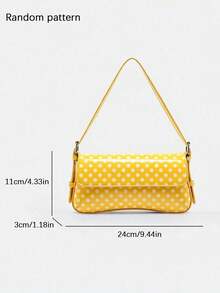 Fashionable Minimalist Versatile Solid Color Baguette Bag, Elegant Elegant Exquisite Underarm Bag, Suitable For Commuting And Daily Outings - Multicolor - View 3