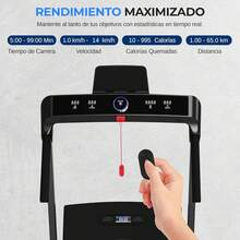 SereneLife Caminadora Plegable y Portátil, Conexión Bluetooth, Caminadora para Ejercicio en Hogar y Oficina - SLFOLD20 - Ver 12