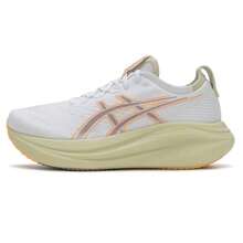 أحذية الجري الرياضية الكاجوال خفيفة الوزن وقابلة للتنفس من شبكة ASICS GEL-NIMBUS 27 للرجال - أبيض (مقاسه صغير، اطلب مقاسًا أكبر) - مشاهدة 10