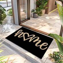 1pc Kitchen Floor Mat Door Mat Polyester Absorbent Non-Slip Mat Home Entrance Mat Kitchen Bathroom Foot Mat Living Room Bedroom Balcony Floor Mat Dirt-Hiding Quick-Drying Durable Mat Suitable For Coffee Shop Bar Holiday Party Home Decor Pet Mat - Multicolor - View 6