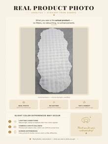 1pc White Double-Sided 3D Checkered Faux Rabbit Fur Bubble Fleece Decorative Rug, Wavy Edge, Fluffy And Soft Touch, Gentle Color, Cozy And Healing, Cat-Like Texture, Fuzzy, Soft Long Pile, Non-Slip Bottom, Low Shedding, Easy Care And Easy Clean, Thick And Durable Rug, Suitable For Living Room, Bedroom, Study, Entryway, Dining Room, Laundry Room Decoration, Skin-Friendly And Soft Material, Personalized Home, Fashion Home, Bedroom Rug, Kitchen Rug, Study Rug, Living Room Rug, Bathroom Rug, All Seasons - White - View 5