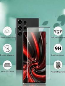 LissKas 2pcs 3D Curved HD Tempered Glass Film 9H Hardness Explosion Proof Scratch Resistant Phone Screen Protector Compatible With Xiaomi 17 15 13 12 14 Ultra Pro/ Note 14 15 13 Pro+ Pro 4g 5g/ Reno////Honor Magic 5/6/7/8 Pro Lite 90 100 200 400 500///Various Curved Surface Models With Smooth Touch Automatic Adsorption Friendly Shell Support Fingerprint Recognition - Clear - View 8