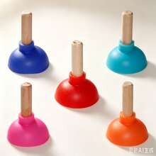 2026 New Funny Prank Toy For Teens, Small Silicone Plunger Card Magic Prop, Novel Creative Magic Toy With Toilet Suction Cup, Random Color - Multicolor - View 1