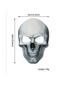 2pcs/Set Halloween Horror Glow-In-The-Dark Skeleton Mask Party Moonlight Panic Head Cover - Multicolor - View 9
