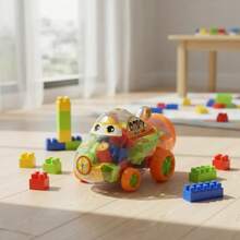 Beneficios para los niños desarrollo intelectual bloques de construcción ensamblados coche avión modelado juguetes multifuncionales - Multicolor - Ver 1