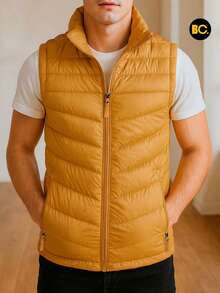 Big City Men Winter Coats - Mustard Yellow - View 1