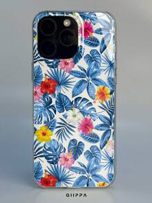 GIIPPA 1pc Floral Pattern Design Phone 17 Pro Max Phone Case, Compatible With Phone 16 Pro Max, 15 Pro Max, 14 Pro Max, Korean-Style High-End Fashion Fun Phone Case, Compatible With 11/12/13/14/15/16 Pro Max Plus, Elegant Design Suitable For Men And Women, Perfect Gift For Girlfriend On Christmas, Valentine's Day, Easter, Wedding Season And Birthday! - Multicolor - View 5
