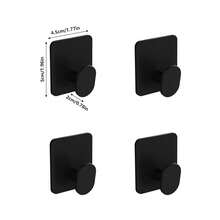 Drill-Free Self-Adhesive Hooks-Heavy-Duty, Waterproof, And Rust-Resistant. These Versatile Wall-Mounted Hooks Are Ideal For Hanging Cookware, Ladles, Dishcloths, And More; Suitable For Use In Bathrooms, Bedrooms, Living Rooms, Or Behind Doors. - Multicolor - View 14