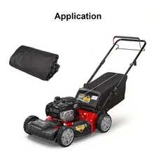 1pc Lawn Mower Cover, Designed For Outdoor Storage, Available In Multiple Colors, Fits Most Push Mowers (Mower Not Included) - A - View 4