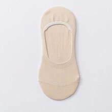 1/3/5/6/8 Pairs Women's White Black Nude Breathable Sweat-Absorbent Cotton Socks, Thin Spring Summer Low-Cut Shallow-Opening Anti-Odor Casual Minimalist Invisible Short Socks For Shoes And Sneakers - Multicolor - View 14