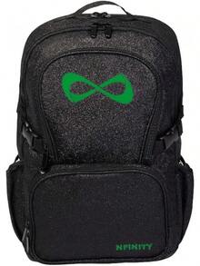 Negro Brillante / Logotipo Verde Kelly