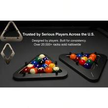 Premiumly Designed Billiard Table System, Eliminating Any Gaps Between The Pieces. Heavy-Duty Solid Wood Tables, With /9-Ball Components, Perfect For Diamond Or Triangular Tables. Adjustable Billiard Components Available. - 15 Goals - View 9