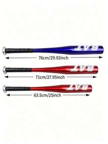 Aluminum Alloy Baseball Bat, Lightweight Non-slip Metal Softball Bat, Outdoor Training & Self-defense Gear for Youth, Adults, Beginner Players - لون عشوائي - مشاهدة 9