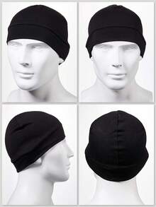 Syhood - Gorros de algodón para hombre, 6 piezas, gorras de cráneo, gorros de dormir, multifuncionales, para hombres y mujeres - Colores vintage - Ver 5