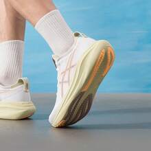 أحذية الجري الرياضية الكاجوال خفيفة الوزن وقابلة للتنفس من شبكة ASICS GEL-NIMBUS 27 للرجال - أبيض (مقاسه صغير، اطلب مقاسًا أكبر) - مشاهدة 6