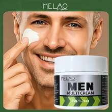 MELAO Men's Multi-Effect Face Cream 50g/1.76oz, Men's All-In-One Moisturizing Face And Body Cream, Nourishing Hydrating Daily Skincare Cream - 50g - View 2