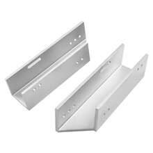 Silver Aluminum Alloy Short Transom Fix Jack Plate 4 Inch Rear Shift Outboard Bracket For Propeller To Waterjet Conversion Fits  PARSUN HIDEA 60HP And Below Boats, Set Of 2 - A - View 3