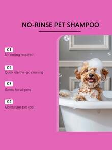 Champú para mascotas 300ml, Champú para gatos, Producto de baño con fragancia de limpieza, Líquido de baño para perros (Diferentes lotes de producción, Versión mejorada priorizada) - Multicolor - Ver 5